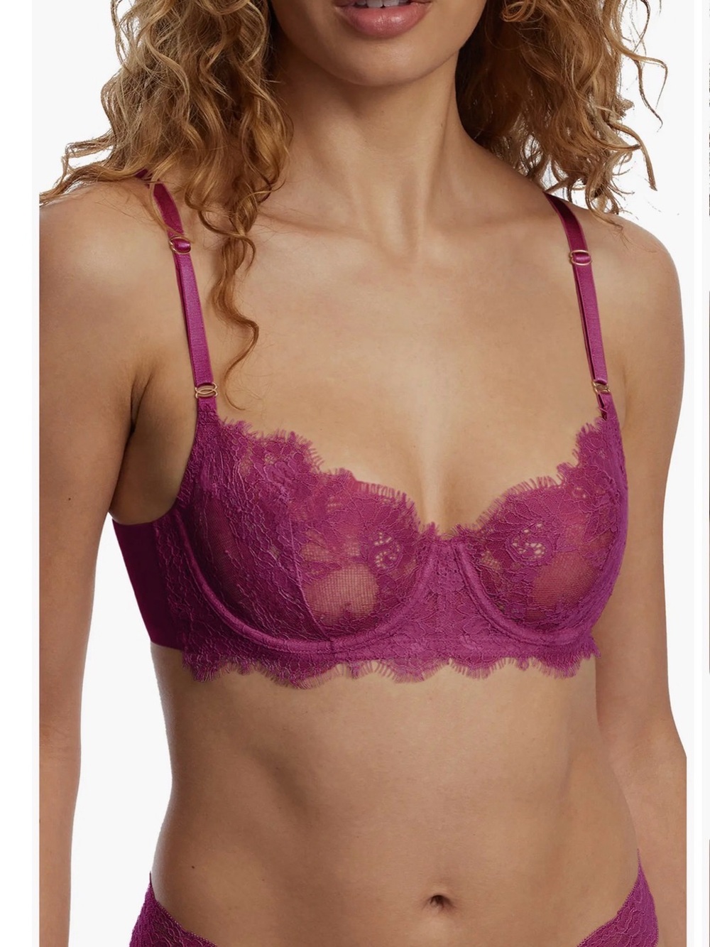 Skarlett Blue Entice Underwire Bra in Berry Blis Sz 34DD